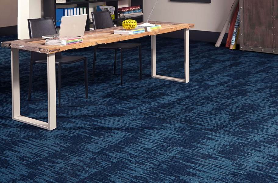 Joy Carpets Up & Away Carpet Tiles - Baltic Blue