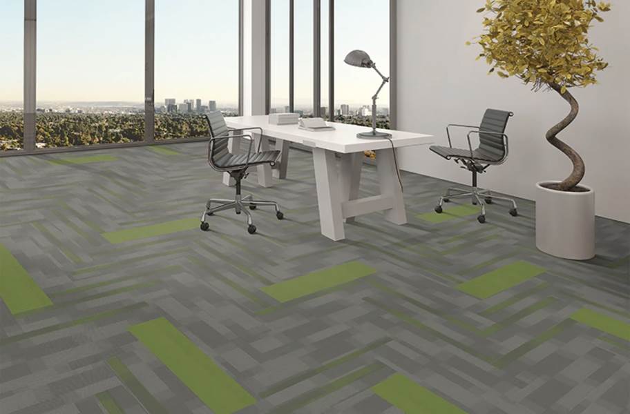 Pentz Amplify Carpet Planks - Parrot with Colorburst Plank - view 1