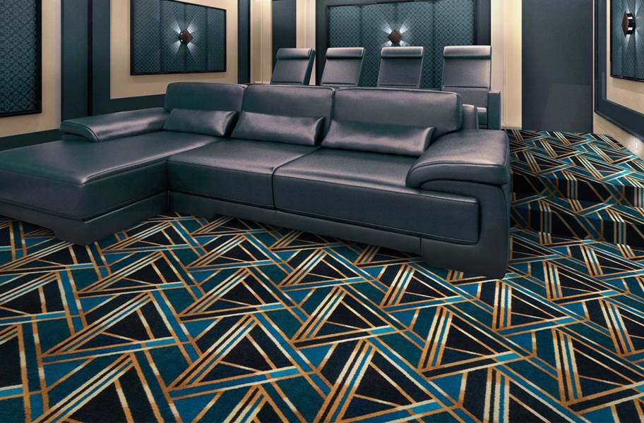 Joy Carpets Moderne Carpet - Azure - view 3