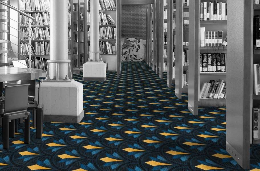 Joy Carpets Bryant Park Carpet - Teal - view 4