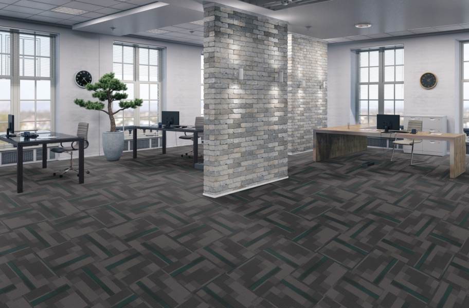 Pentz Magnify Carpet Tiles - Ocean Tropic