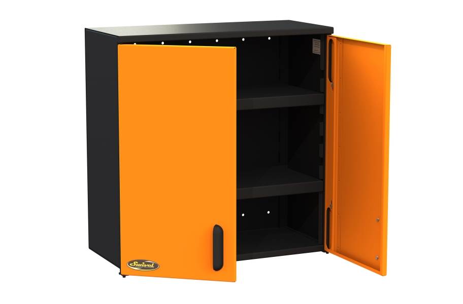 Swivel Storage 30" 2-Shelf Top Cabinet