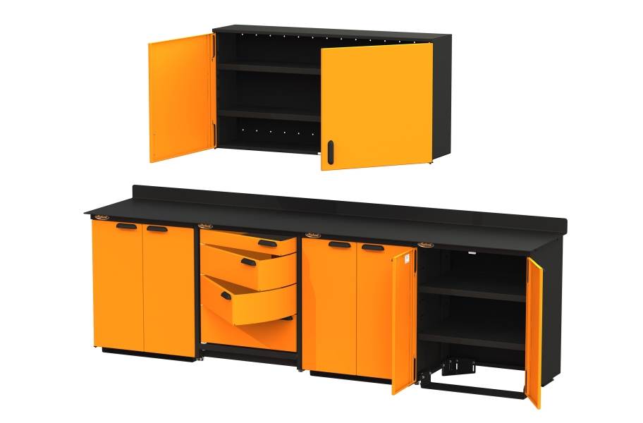 Swivel Storage Workbench XL w/Wall Cabinet - view 2