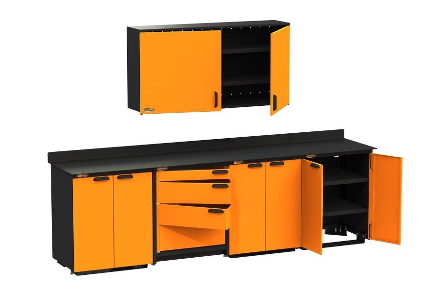 Swivel Storage Workbench XL w/Wall Cabinet