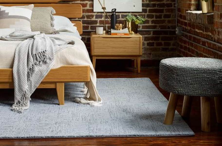 Shaw Floorigami Nature's Linen Carpet Plank - Denim Blue - view 5
