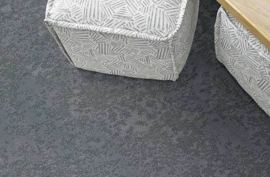 Shaw Floorigami Woven Fringe Carpet Plank - Denim Blue - view 4