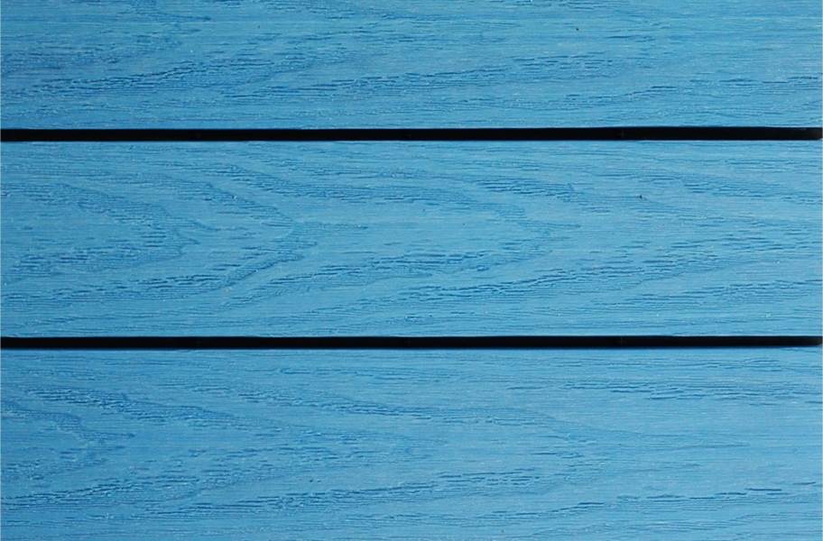 NewTechWood UltraShield 12" x 12" Deck Tiles - Caribbean Blue
