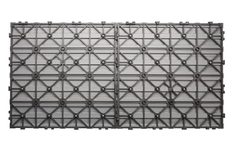 NewTechWood UltraShield 12" x 24" Deck Tiles - Westminster Gray - view 3