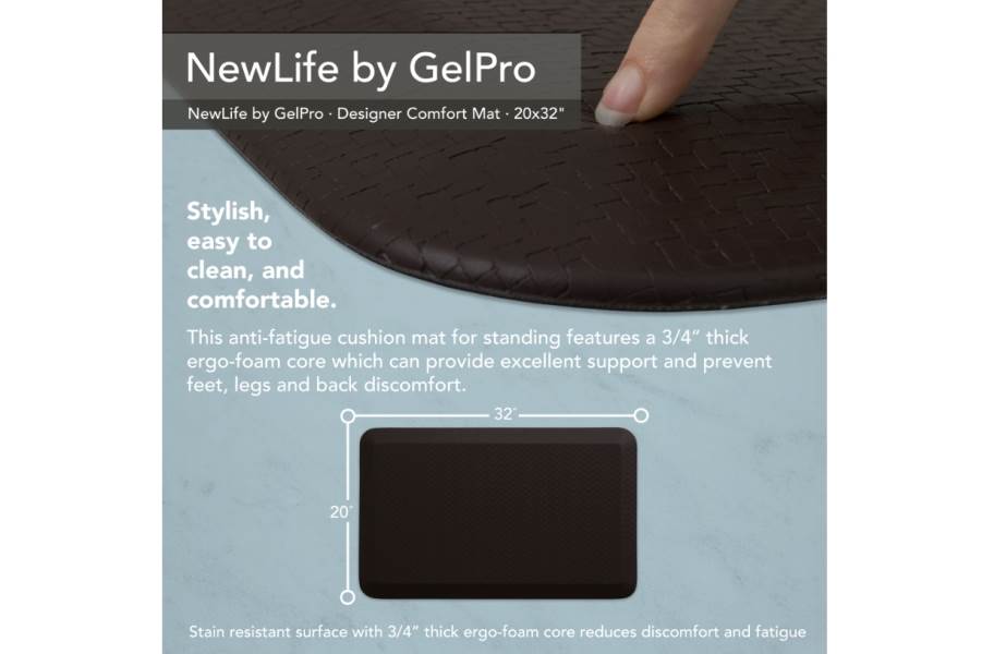 GelPro NewLife Designer Sisal Comfort Mat