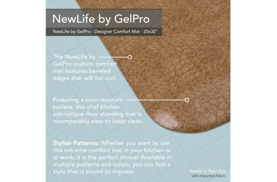 GelPro NewLife Designer Pebble Comfort Mat