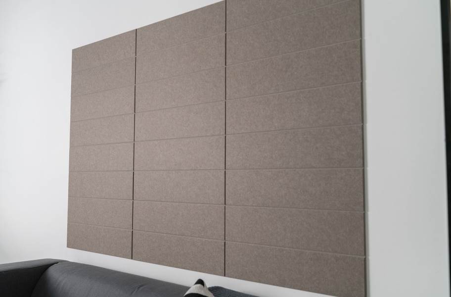 Felt Right Shiplap Acoustic Wall Tiles - Ash - view 5