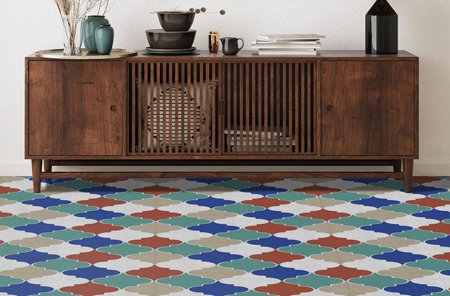 Margo Flex Tiles - Modern Mosaics - Bisque Royale
