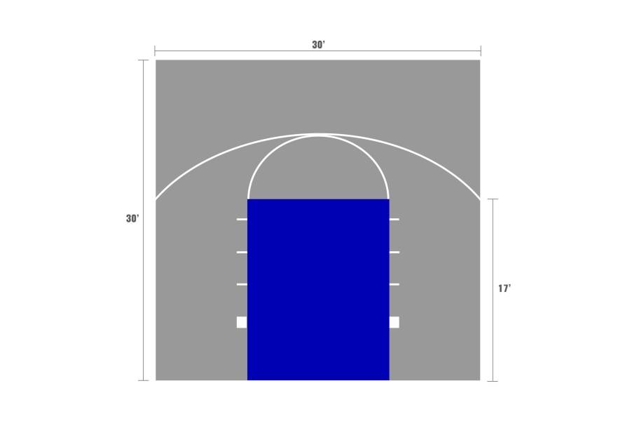 ProGame Outdoor Basketball Court Kit