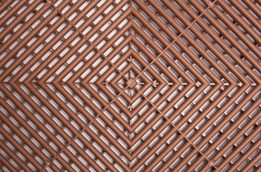 DuraFlo Drainage Tiles - Chocolate Brown