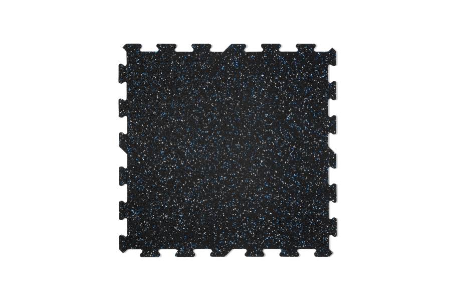 8mm Mighty Rubber Tiles - Blue White - view 6