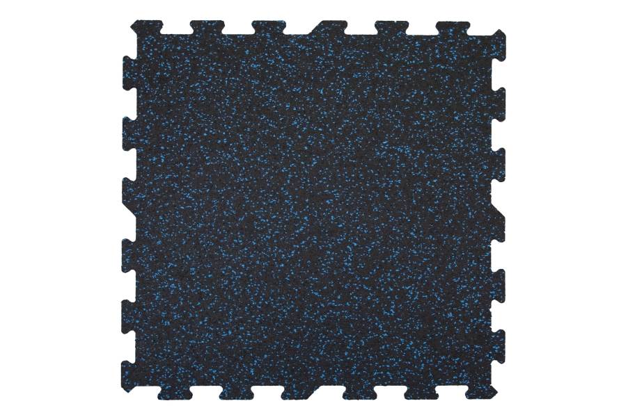 8mm PowerLock Rubber Gym Tiles - Blue - view 11