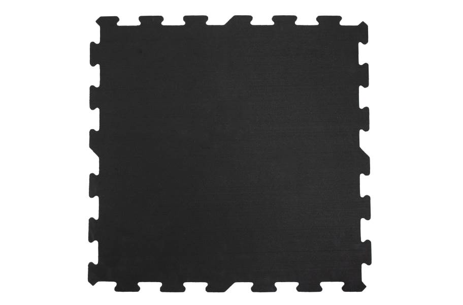 8mm PowerLock Rubber Gym Tiles - Black - view 3