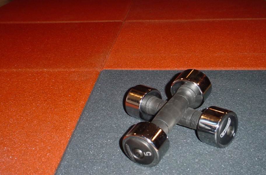 1" Rubber Gym Tiles - view 5