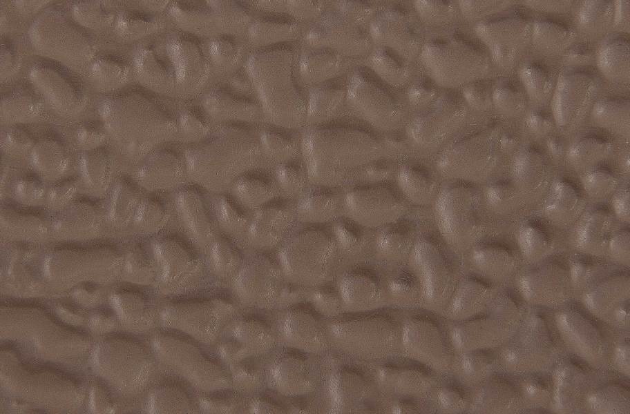 3/8" Textured Virgin Rubber Tiles - Morocco Brown
