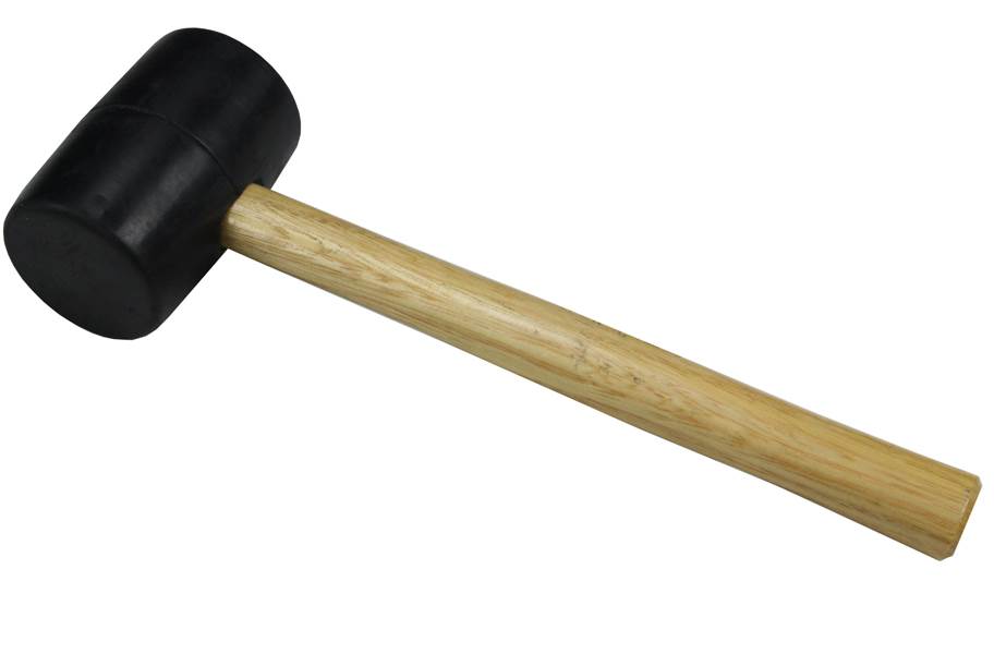Rubber Mallet With Hardwood Handle, Rubber Mallet For Installing Laminate Flooring
