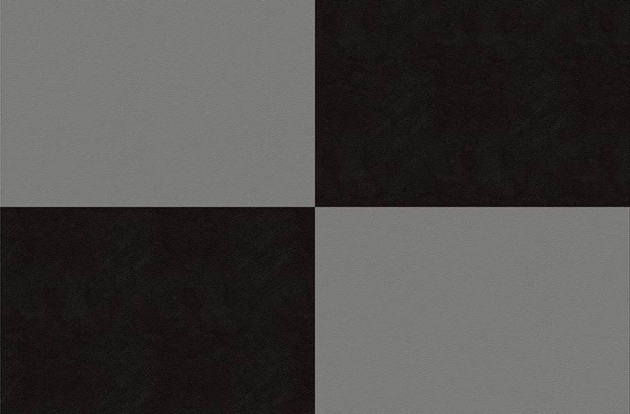 Smooth Flex Tiles - Black & Light Gray