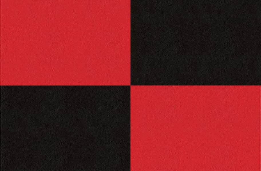 Smooth Flex Tiles - Black & Red