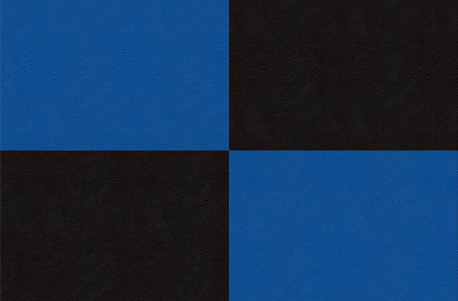 Smooth Flex Tiles - Black & Blue