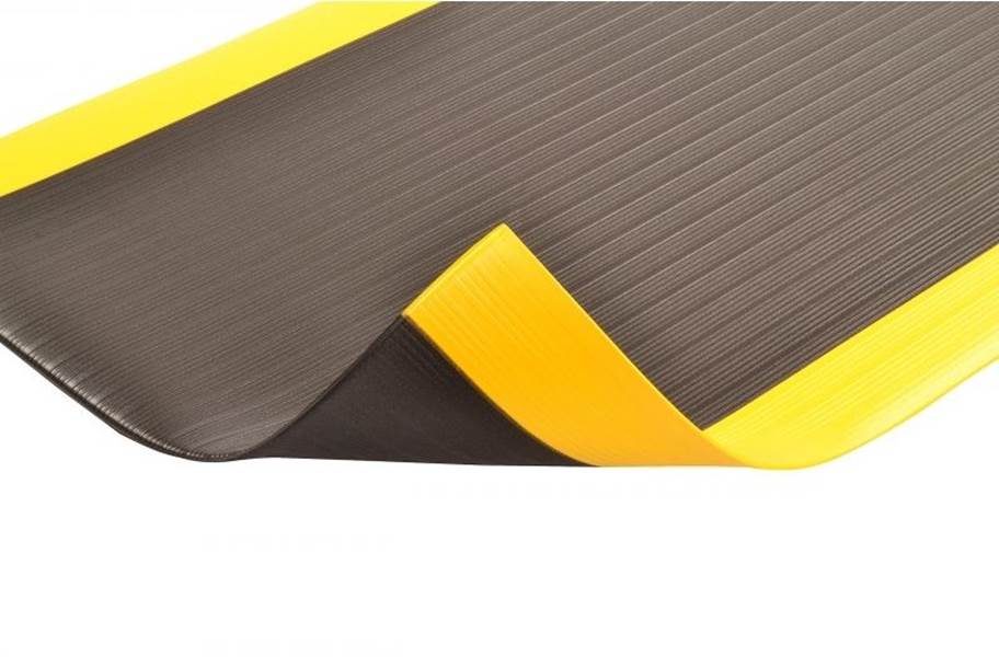 Airug Anti-Fatigue Mat - Custom Cut - Black/Yellow - view 13