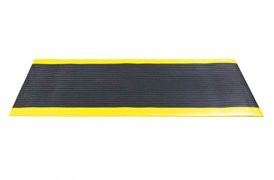 Airug Anti-Fatigue Mat - Custom Cut - Black/Yellow - view 4