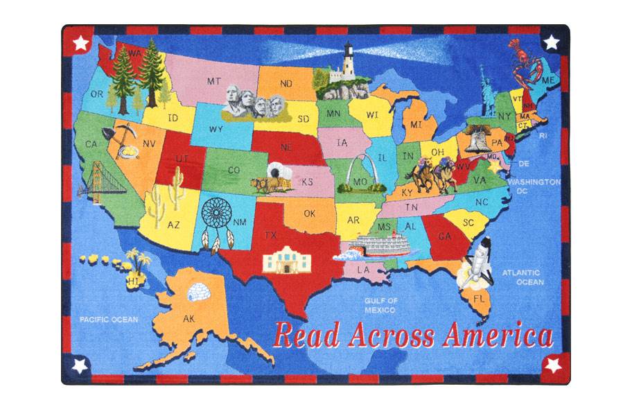 Joy Carpets Read Across America Kids Rug