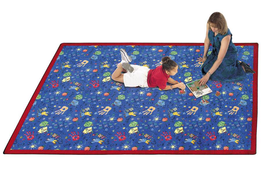 Joy Carpets Scribbles Kids Rug - view 1