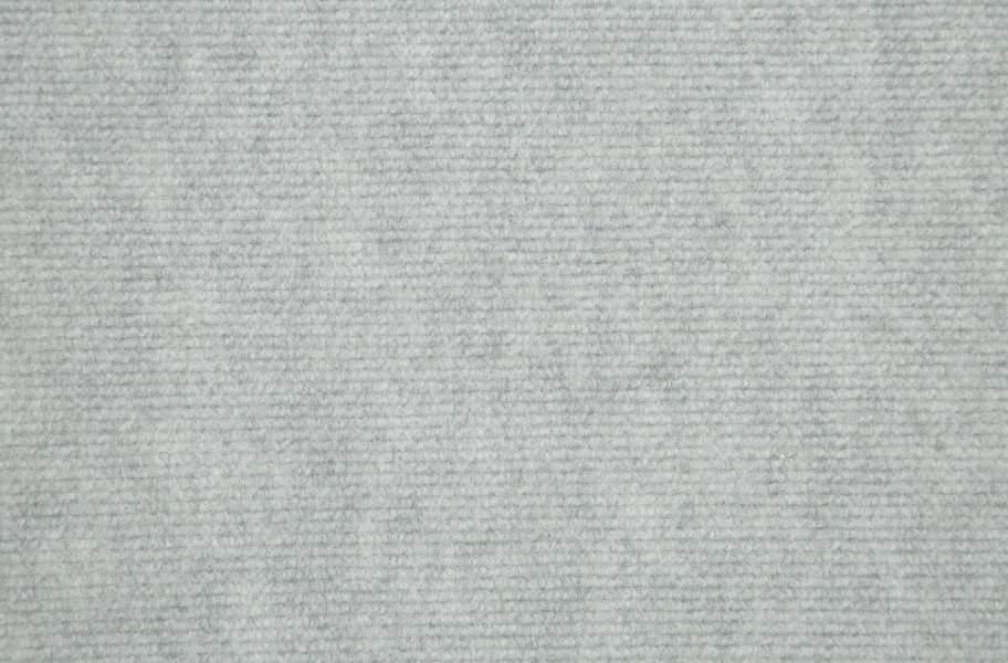 Ribbed Carpet Tile - Quick Ship - Light Grey