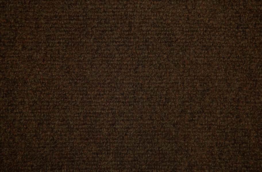Ribbed Carpet Tile - Quick Ship - Walnut
