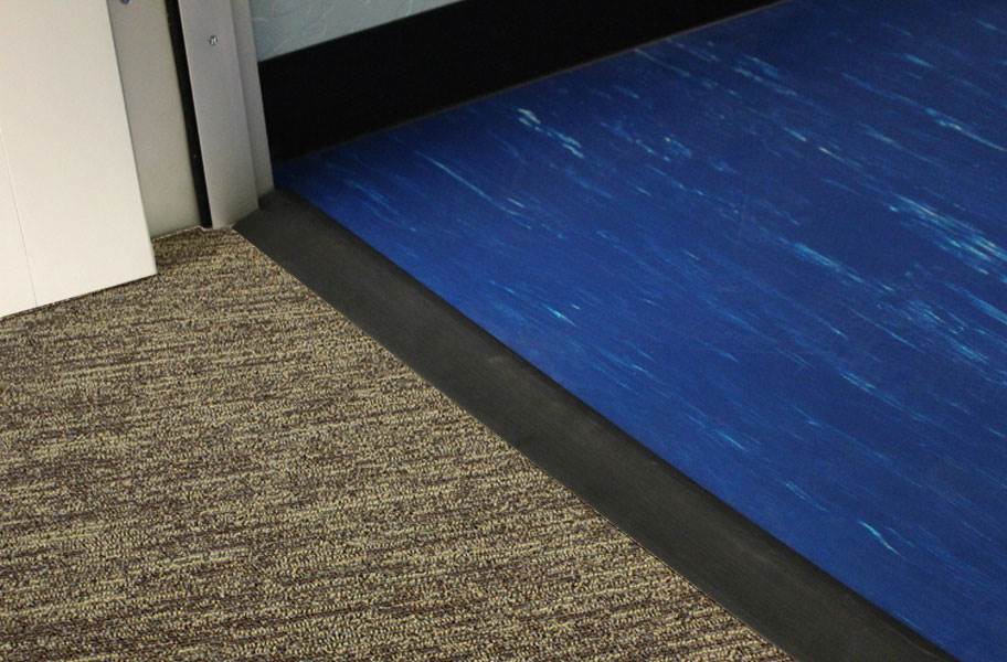 Rubber Floor Ramps Easy Install, Transition Strips Carpet To Tile