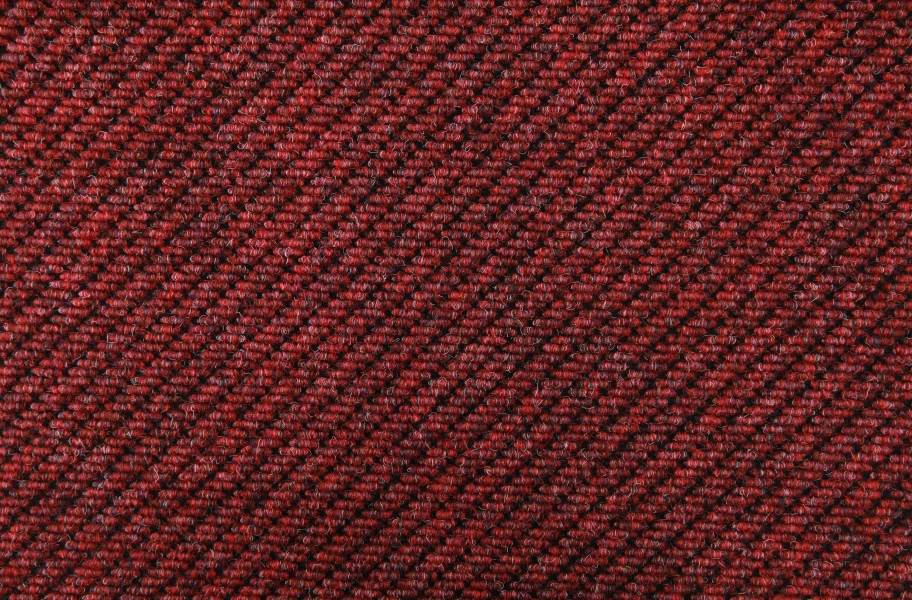 Triton Carpet Tile - Cranberry