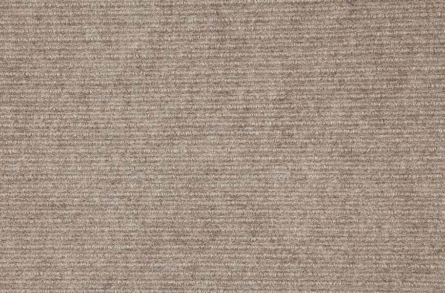 Wide Ribbed Carpet Tile - Taupe - view 11