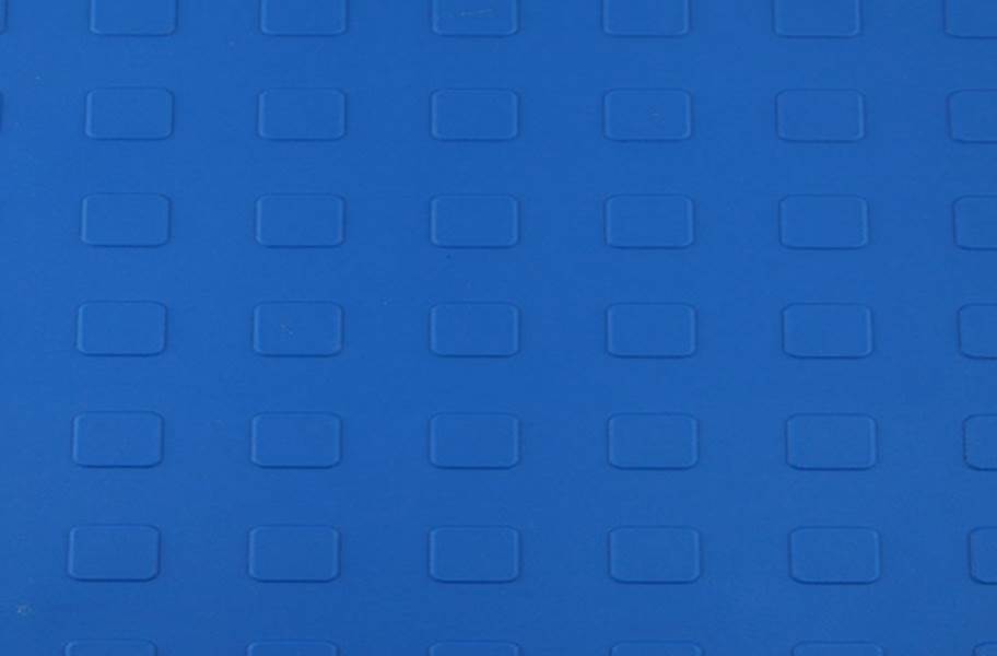 Solid Tiles w/ Raised Squares - Blue