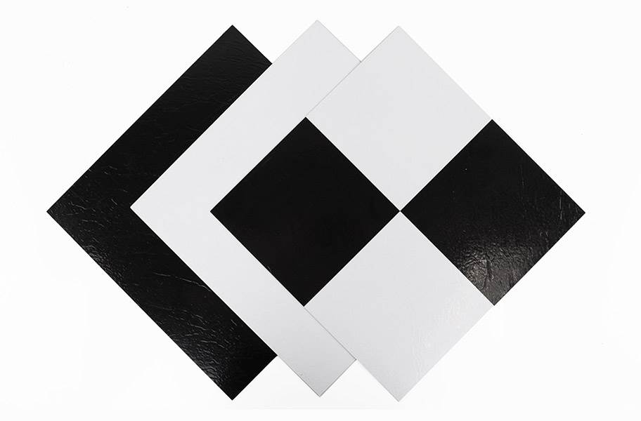 Black And White Vinyl Flooring Low, Linoleum Floor Tiles Black And White
