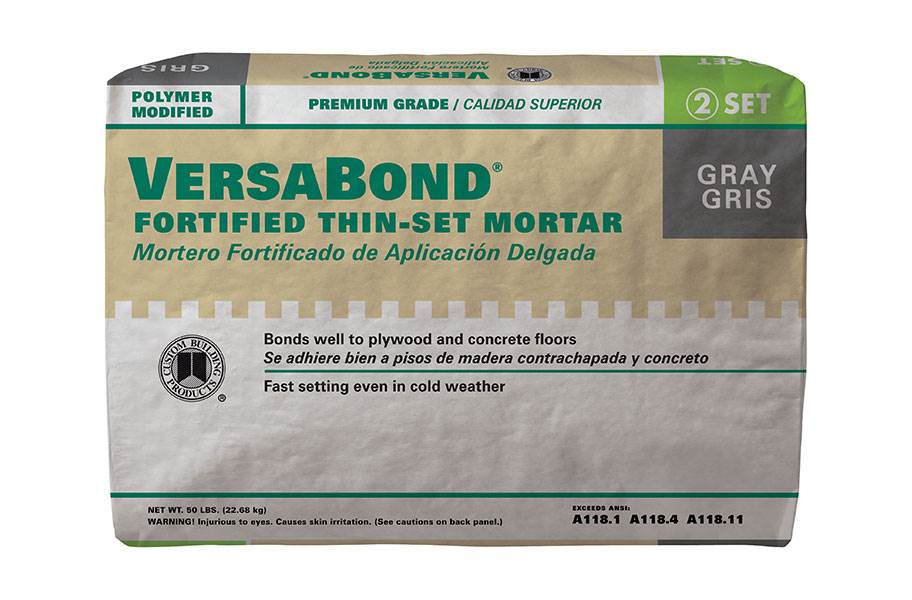 VersaBond Fortified Thin-­Set - Gray