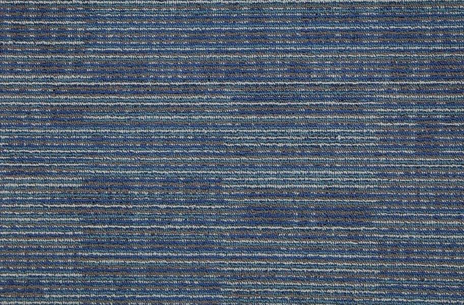 Mohawk Get Moving Carpet Tile - Blue Stream - view 7
