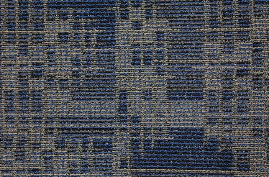 Mohawk Set In Motion Carpet Tile - Indigo Batik - view 9