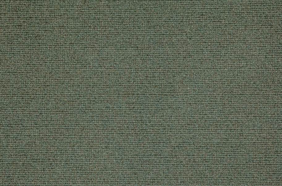Premium Ribbed Carpet Tiles - Olive