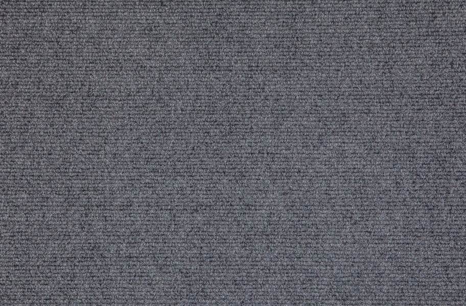 Premium Ribbed Carpet Tiles - Smoke