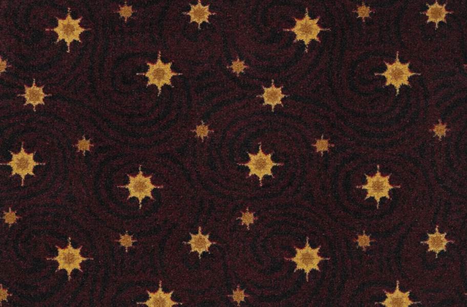 Joy Carpets Milky Way Carpet - Burgundy