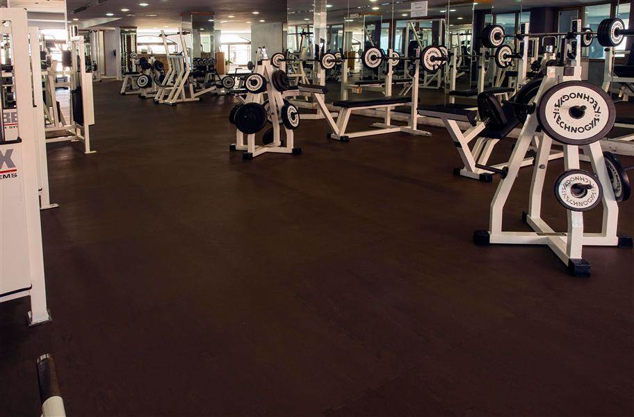 PAVIGYM 6mm Performance Rubber Tiles - Bamboo