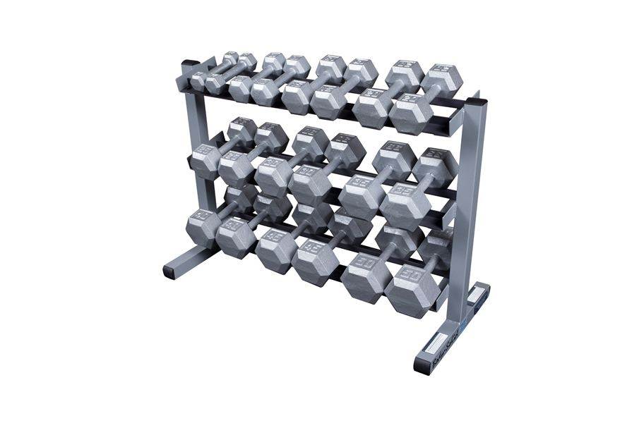 Body-Solid 40 Inch 3-Tier Dumbbell Rack - view 3