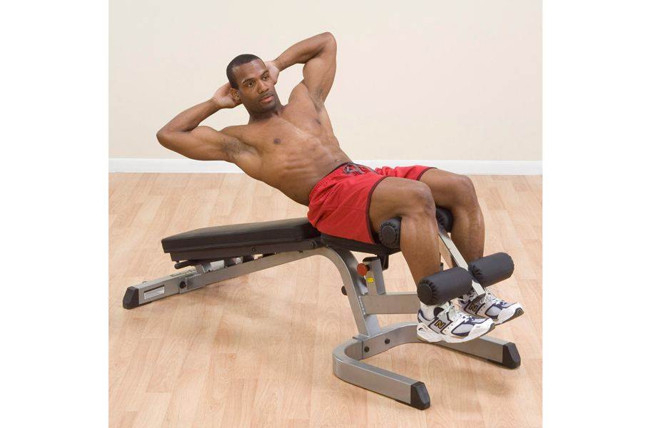 Body-Solid Heavy Duty Flat Incline Decline Bench - view 4