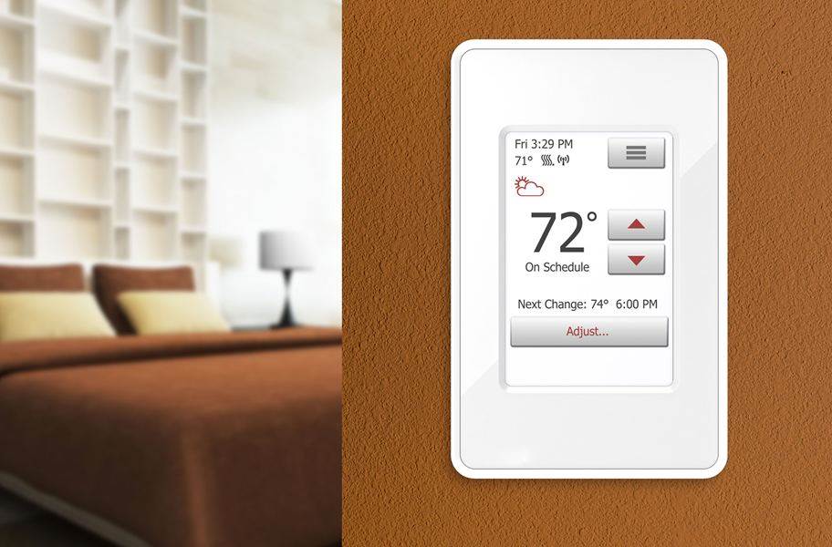 nSpire Touch Floor Heating Thermostat - view 1