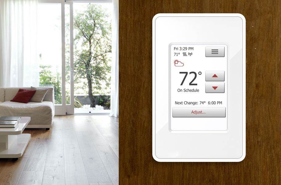 nSpire Touch WiFi Floor Heating Thermostat - view 1