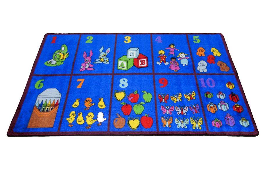 Count With Me Kids Rug